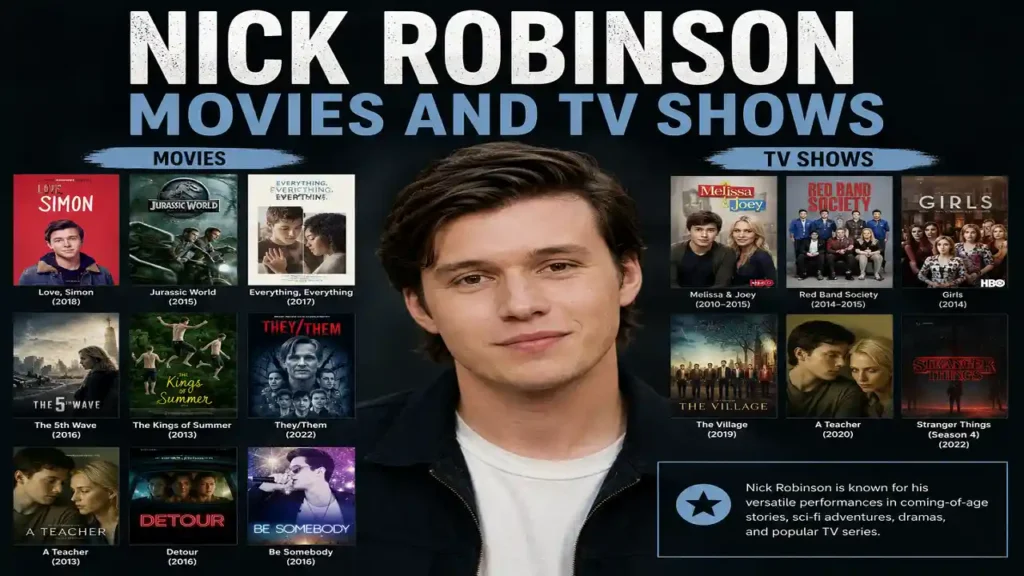 nick robinson movies and tv shows