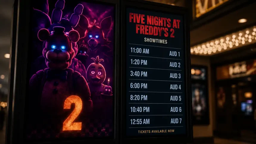 five nights at freddy's 2 showtimes
